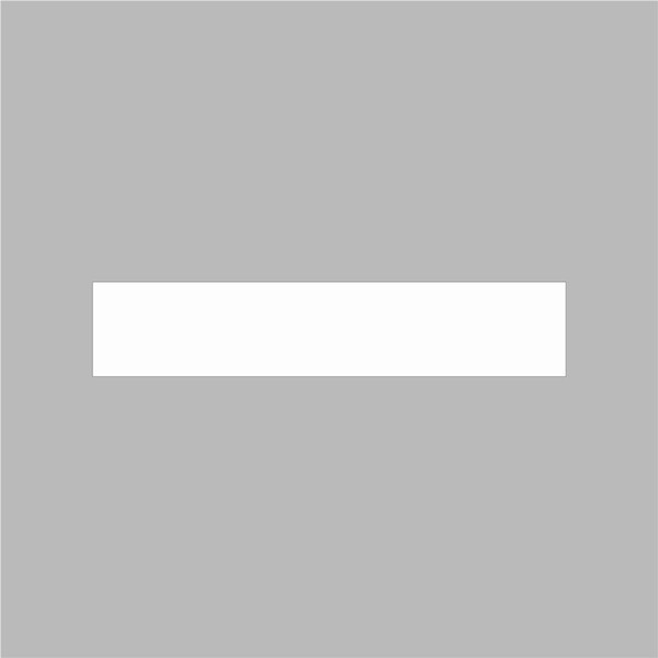 5S Supplies 5S Corner Markers, 2 in W., 10 in L., 0.003 in Thickness, 25 PK VSR-SQUARE-WHITE - main
